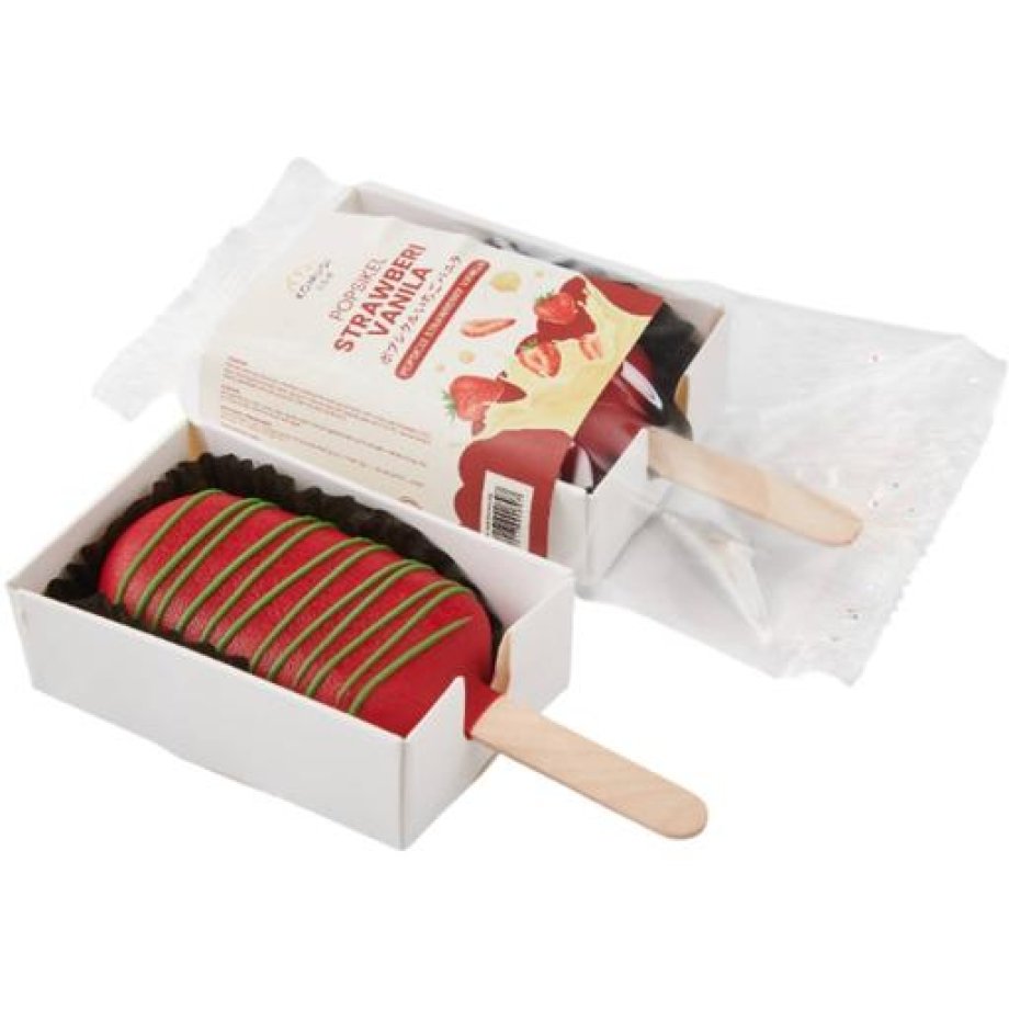 Komugi Popsikel Strawberi Vanila